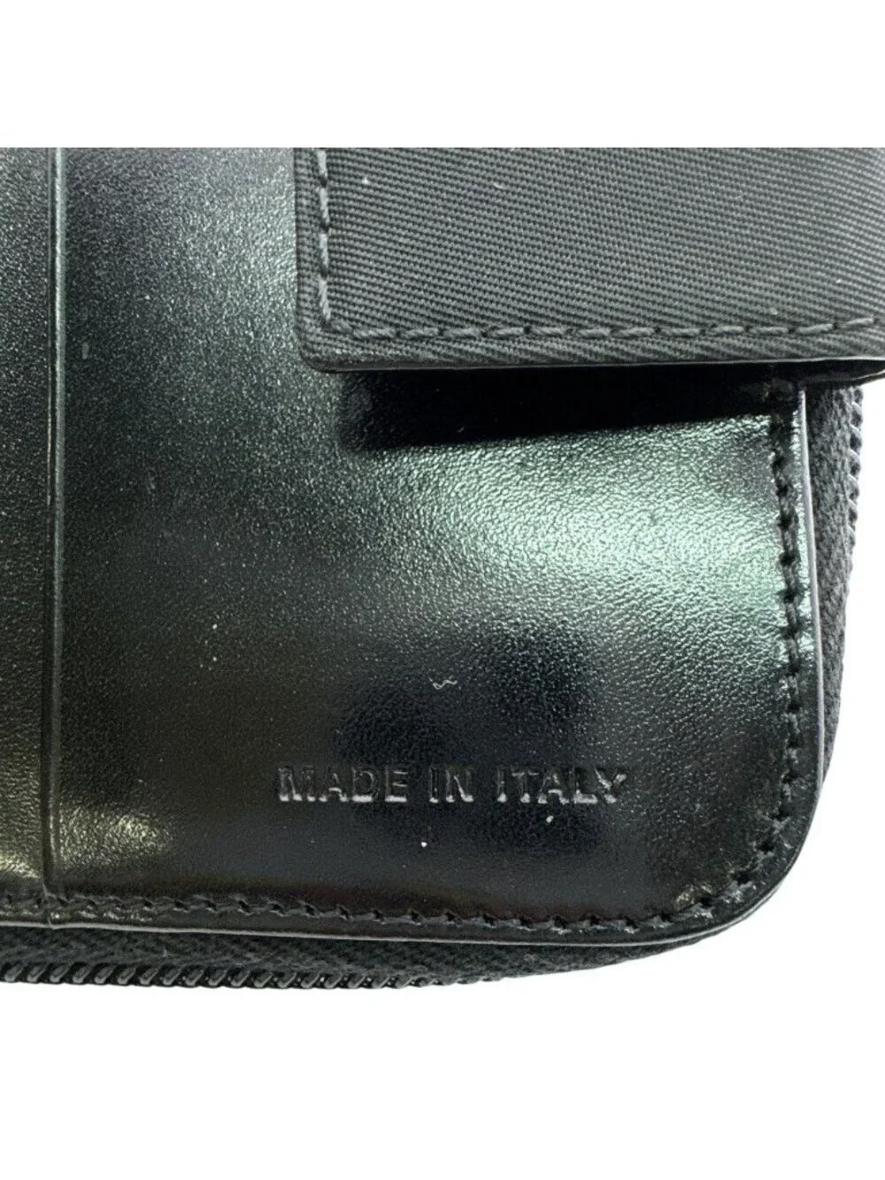 Prada Nylon Bifold Wallet Black